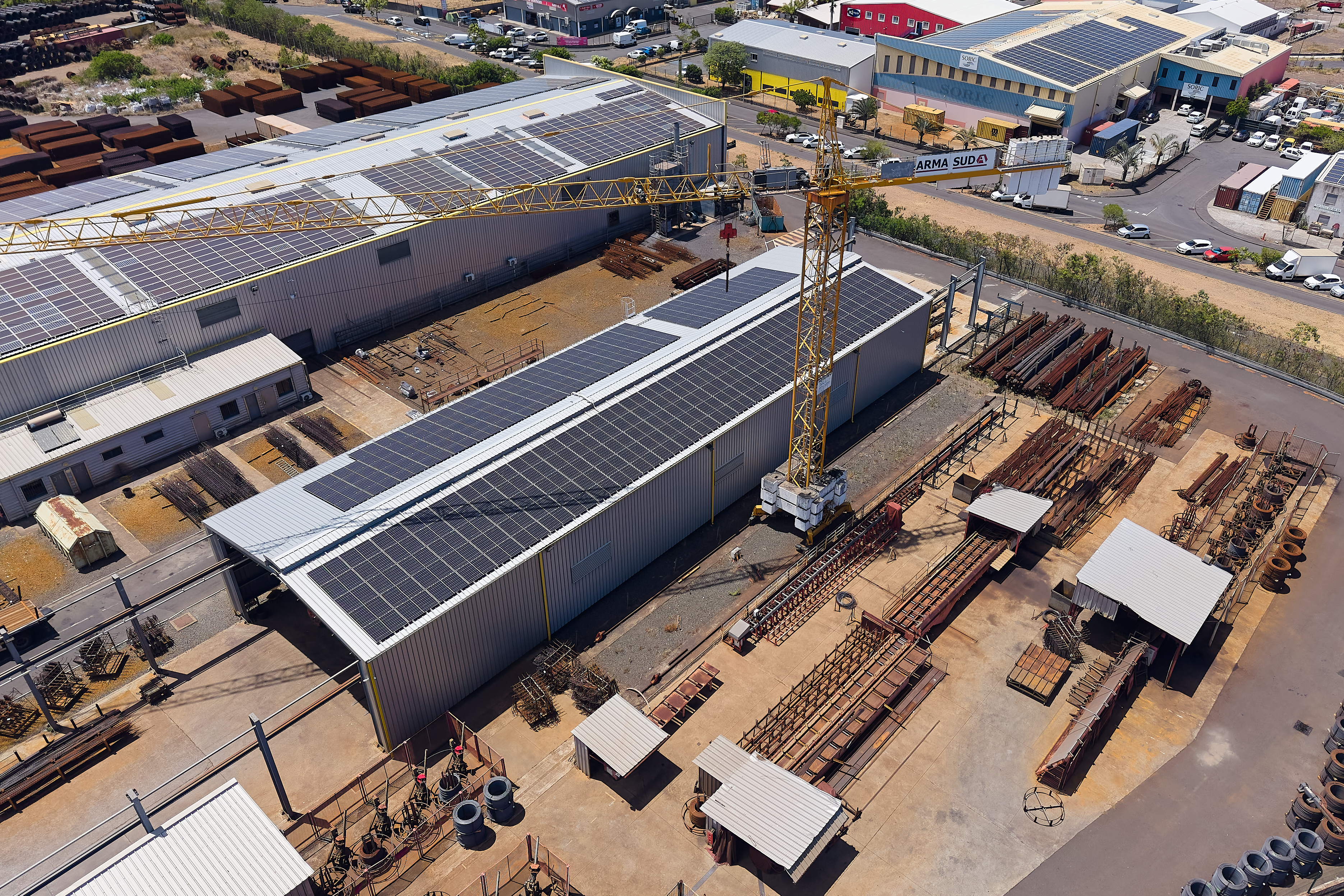 Toiture PV Armasud industriel
